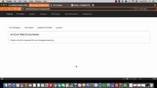 Build an online shop with Codeigniter - part 80: customer contact form смотреть онлайн
