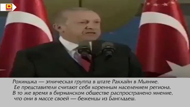 Президент Турции Эрдоган про Мьянма, Бирма с субтитрамии озвучкой Плачь Бирмы! смотреть онлайн