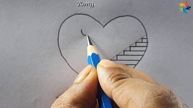 Love Heart with Moon light Scenery смотреть онлайн