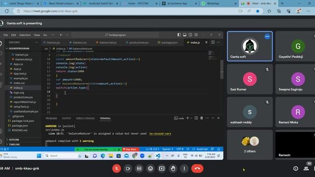 React JS reducer switches. смотреть онлайн