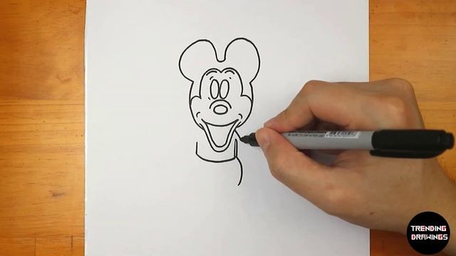 How To Draw FNF MOD Character - Mickey Mouse Easy Step by Step смотреть онлайн