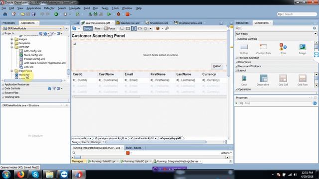 ADF Tutorial - Binding UI Designing Part 7 смотреть онлайн