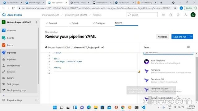 Azure devops YAML Pipelines for Terraform смотреть онлайн