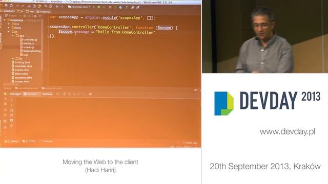 Hadi Hariri - "Moving the Web to the client" смотреть онлайн
