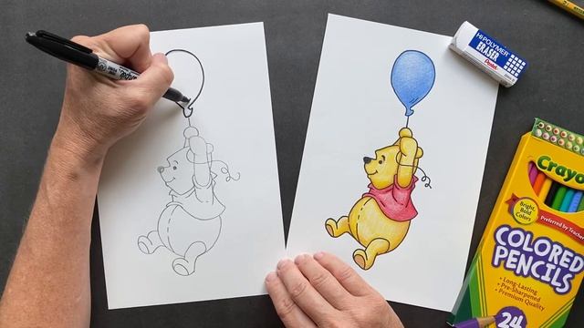 Draw WINNIE THE POOH смотреть онлайн