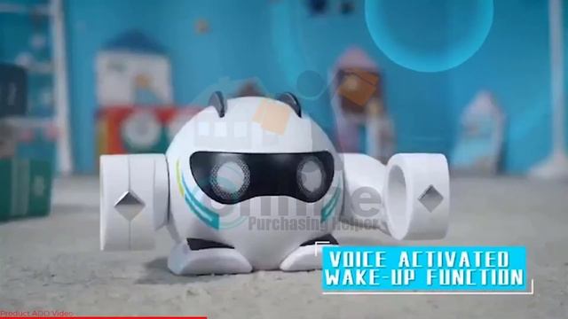 Kids Joy Touch Sensing Smart Robots with Sound Control_Interactive Rolling Singing Dancing Toy Robo смотреть онлайн