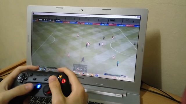รีวิวเกม PES2017 EP01 บน Notebook ด้วยจอย Gamesir смотреть онлайн