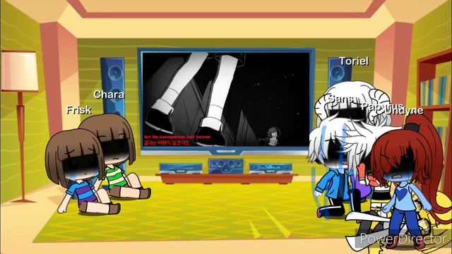 Undertale reacts to ‘Frisk stronger than you’ ll gacha life part 6 смотреть онлайн