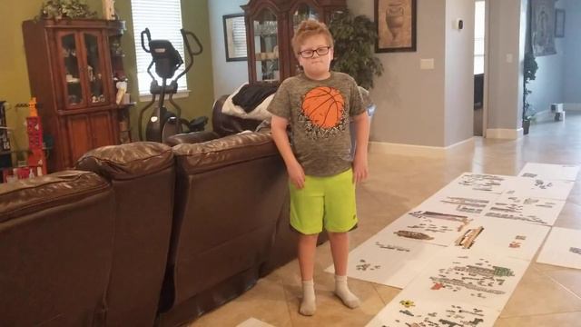 Progress Update on 42,000 Piece Around the World Puzzle смотреть онлайн