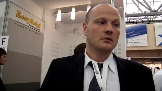 Стенд компании Saint-Gobain. Мосбилд-2013