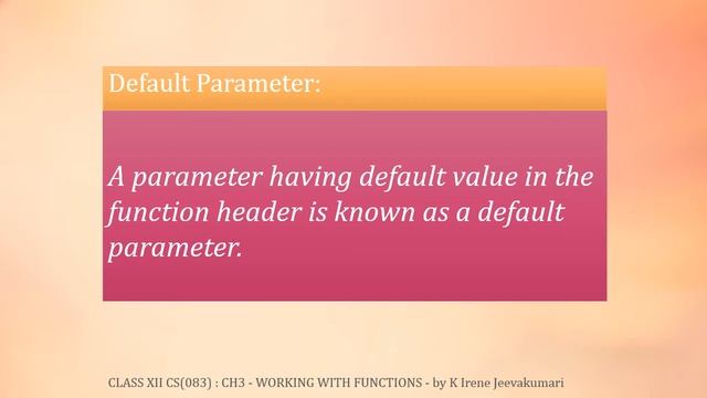 CH3 : Working with Python Functions | Video Part - 6 смотреть онлайн