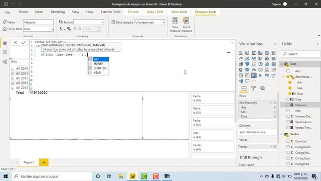 Tutorial de Power BI (Inteligencia de tiempo) смотреть онлайн