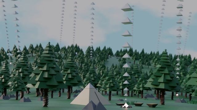 Blender - Geometry Nodes - Pyramid Forest смотреть онлайн