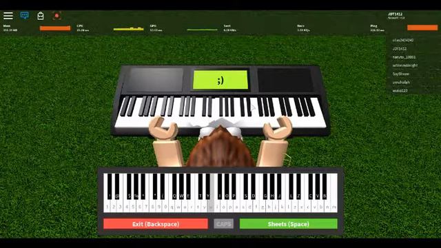 How To Play Twinkle Twinkle Little Star On Roblox Piano смотреть онлайн