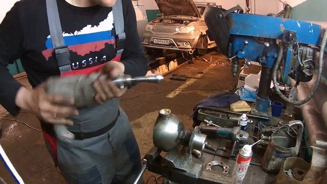 Замена шкворней, изменение угла кастора смотреть онлайн