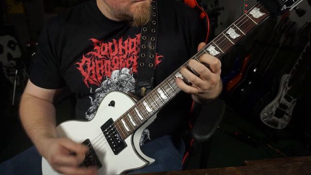 ESP LTD EC-256 guitar | distortion demo смотреть онлайн