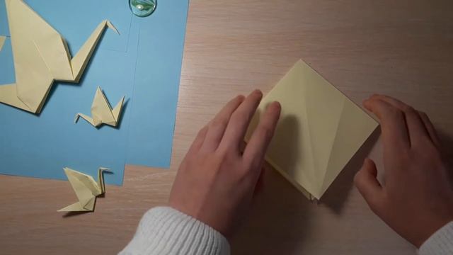 Оригами двигающийся журавлик // Как сделать журавлика из бумаги смотреть онлайн