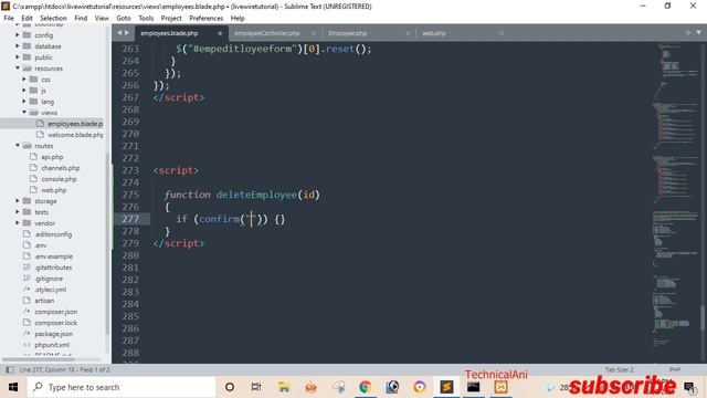 LARAVEL DELETE RECORD WITH AJAX HINDI || LARAVEL 8 AJAX || HOW TO DELETE RECORD IN LARAVEL смотреть онлайн