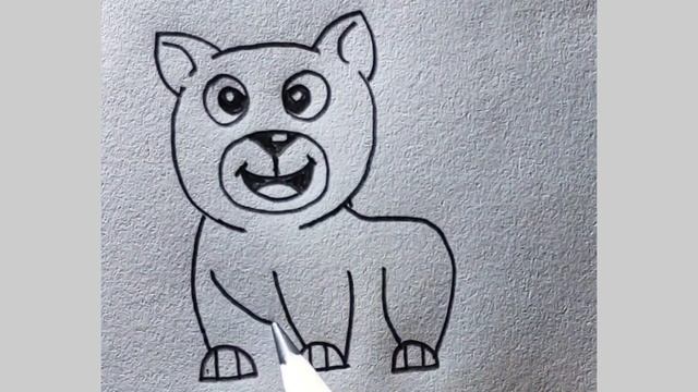 how to draw a tiger || easy tiger drawing tutorial for beginners|| easy drawing tutorial смотреть онлайн