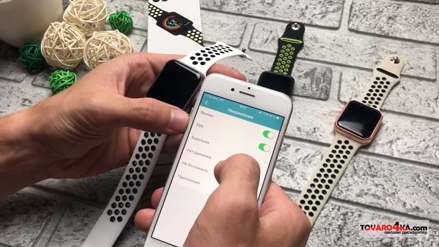 Фитнес часы с измерением давления Smart Watch F8 смотреть онлайн