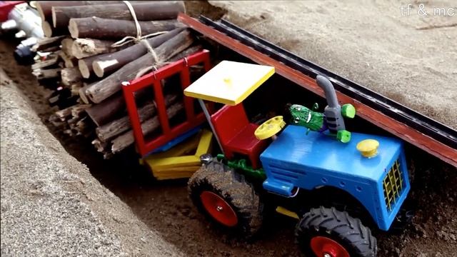 Fun adventures of Mini tractor on a tiny farm #19 #farm #funny #minitractor смотреть онлайн