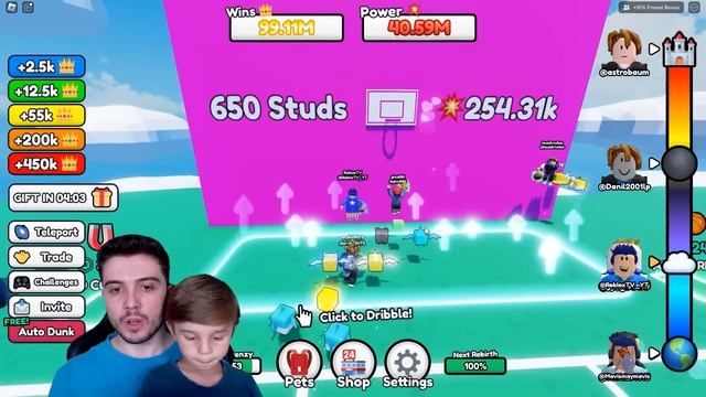 DÜNYANIN EN ŞANSSIZ BASKETBOLCUSU ? Roblox Super Dunk Simulator смотреть онлайн