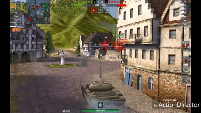 World Of Tank Blitz: 3 Aced Gameplay In T54 11k Dmg 5kills