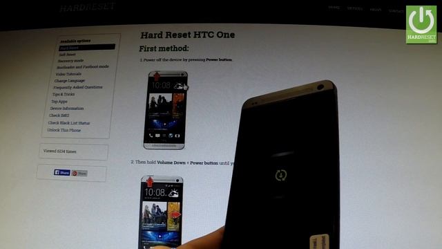 Hard Reset HTC One - How to Delete Password and Pattern смотреть онлайн