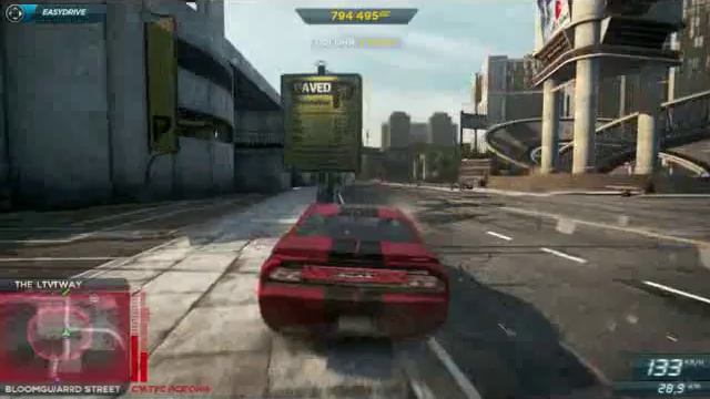 NFS Most Wanted 2012 - Играем на руле @1 смотреть онлайн