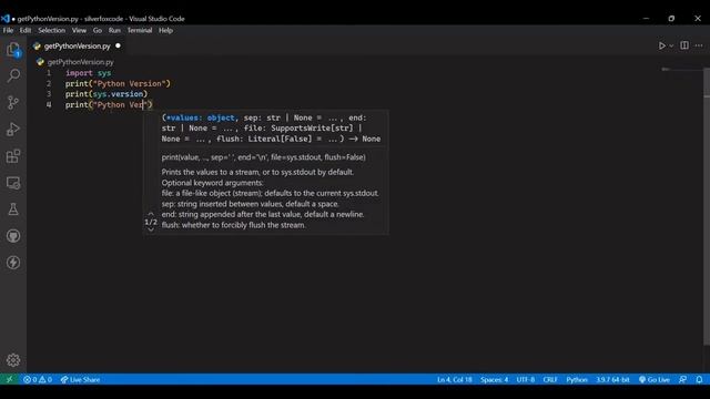 Write a python program to get the Python version you using. #python #pythonprogramming смотреть онлайн