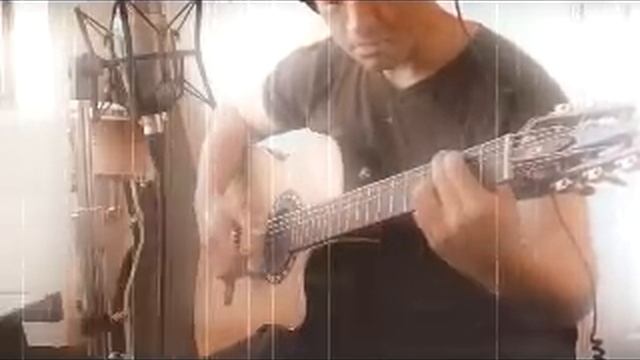 samba pa' ti acoustic cover fingerpicking on classical guitar HQ смотреть онлайн