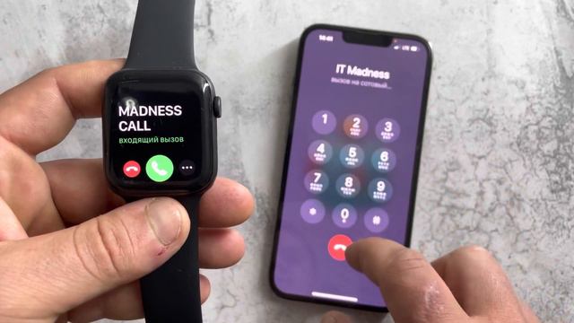 iPhone 13 Pro Black Incoming Call/ Outgoing Call Apple Watch 6 Black смотреть онлайн