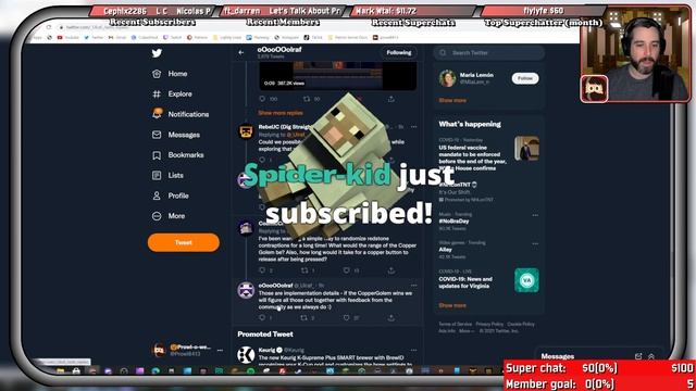 Copper Golem Discussion + Gameplay with Allay and Glare | Minecraft Live 2021 Mob Vote 1.19 смотреть онлайн