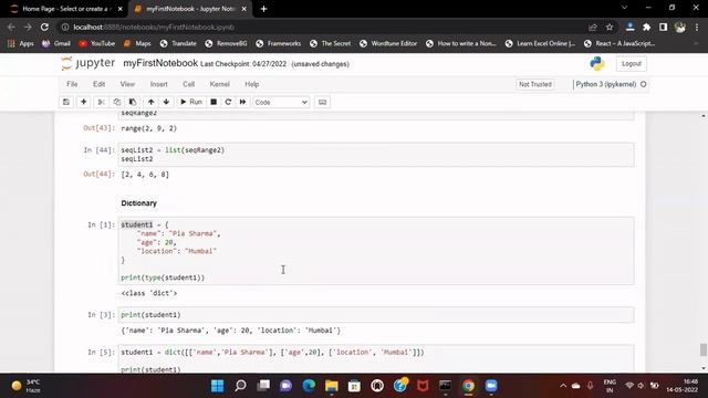 Introduction to Dictionary data type in Python - Lesson 1 смотреть онлайн