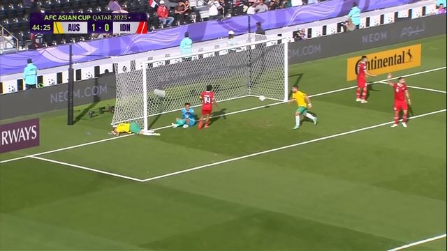 #AsianCup2023 | Round of 16 : Australia 4 - 0 Indonesia смотреть онлайн