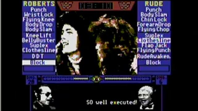 1987 MicroLeague Wrestling/WWF Commodore 64 Game Rude vs. Roberts смотреть онлайн