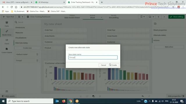 Qlik Sense Tutorial - Using Alternate States for comparative analysis смотреть онлайн