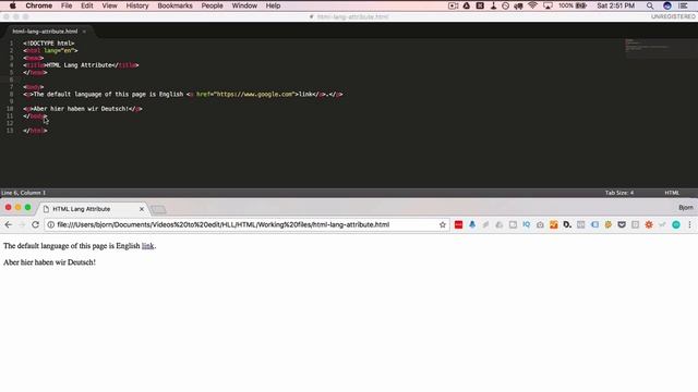 HTML Lang Attribute Is Used To Define The Language Of The Page Or An Element смотреть онлайн