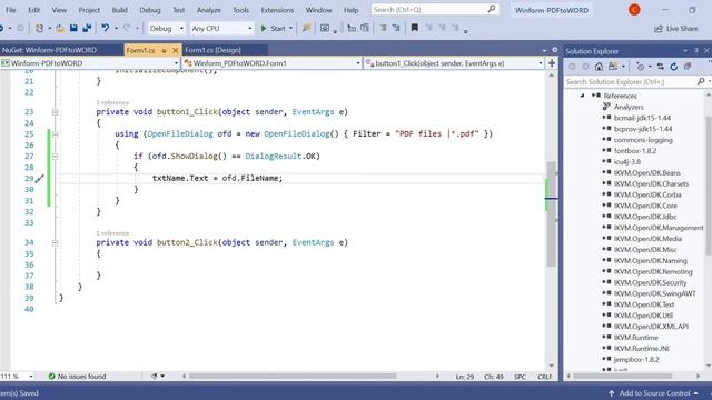 Windows Forms: Convert PDF to Word using C# смотреть онлайн