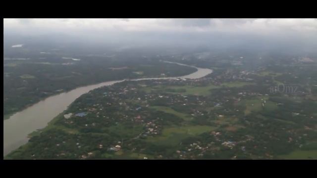 Aerial View Of Kochi Airport Solar Plant | Flight Landing In Cochin International Airport