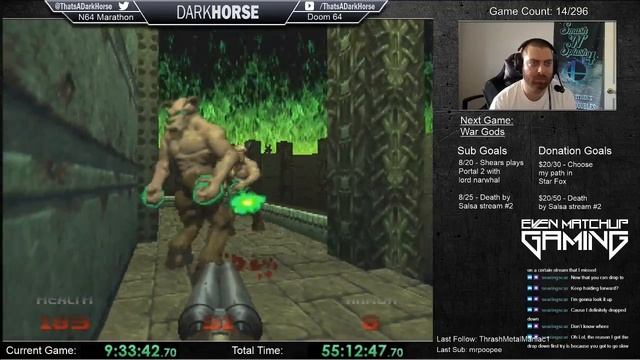 Doom 64 part 4 - Darkhorse Beats EVERY N64 Game - The Great N64 Challenge смотреть онлайн