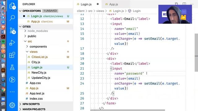Week 3, Day 3 - Login/Reg Part 3 (Frontend) смотреть онлайн