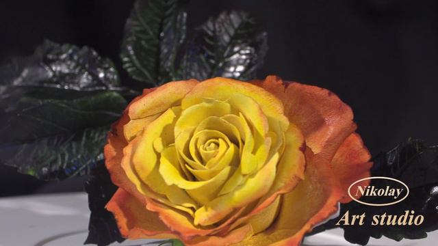 Rose . Роза. Холодный фарфор смотреть онлайн