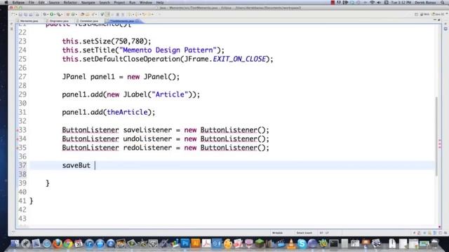 Memento Design Pattern смотреть онлайн