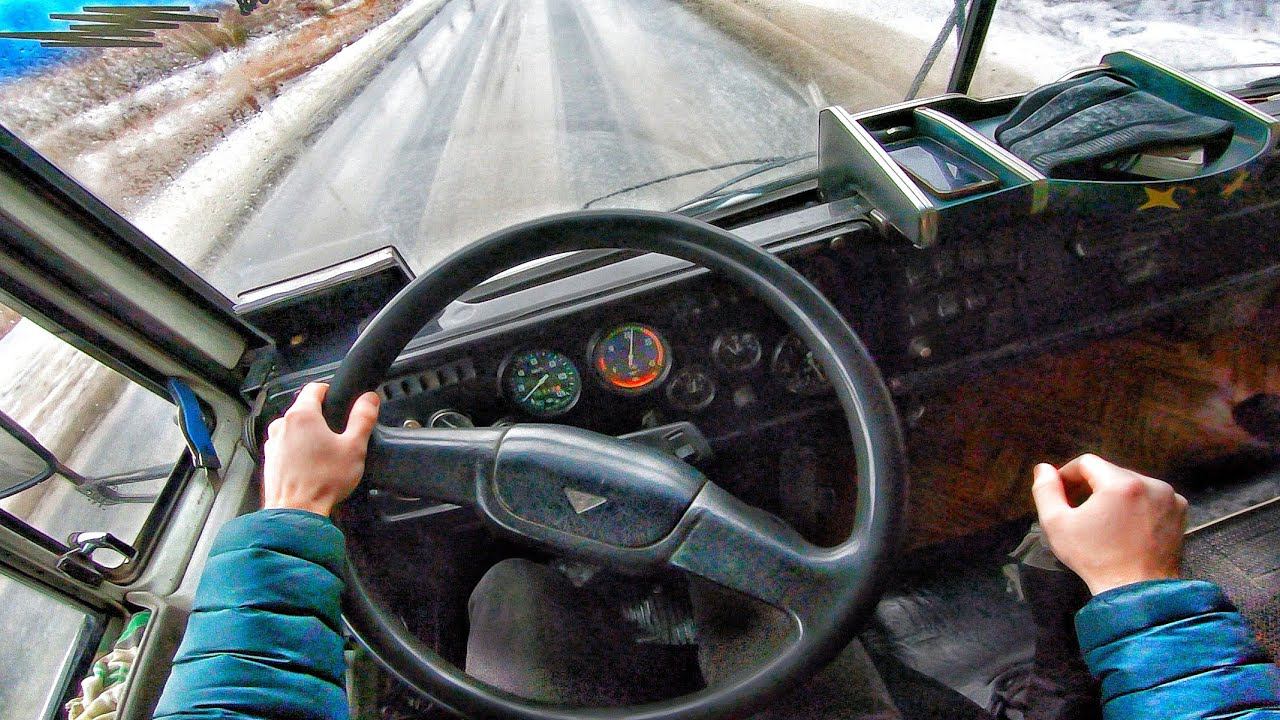 1992 KamAZ 5511 10.8 MT - POV TEST DRIVE смотреть онлайн