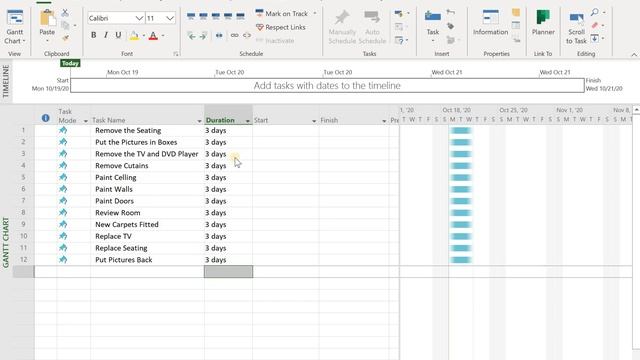 Video 2 Module 2 - Manual Scheduling Part 2 - Using Tasks in Manual Mode | Microsoft Project Series смотреть онлайн
