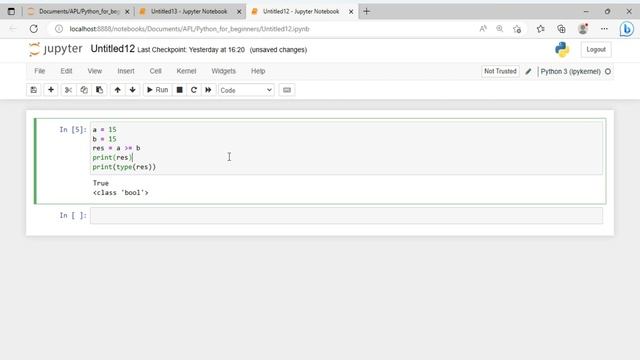 Comparison Operators in Python (in Sindhi) смотреть онлайн