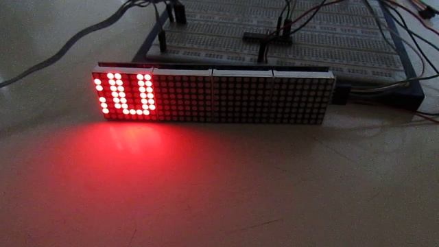 MAX7219 и ATmega328 смотреть онлайн
