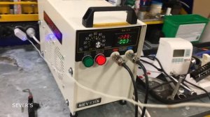 Сварка чёрного металла водородом  Сварочный аппарат “ПИОНЕР 2020“ Работа  водородной горелки.