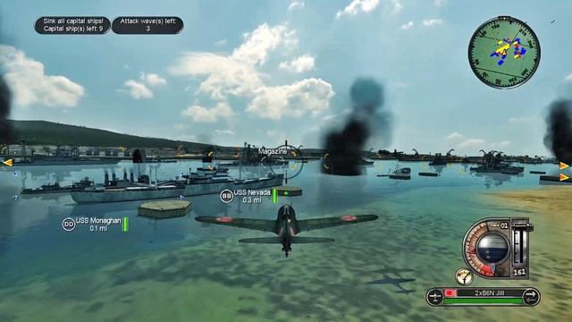 Battlestations Pacific Remastered︱Kantai Kessen Campaign - Attack on Pearl Harbor смотреть онлайн